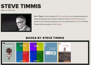 Timmis books Acts29